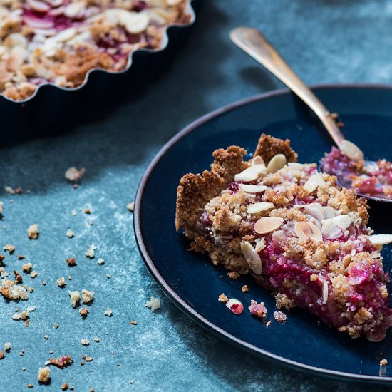 Raspberry Coconut & Almond Crumble