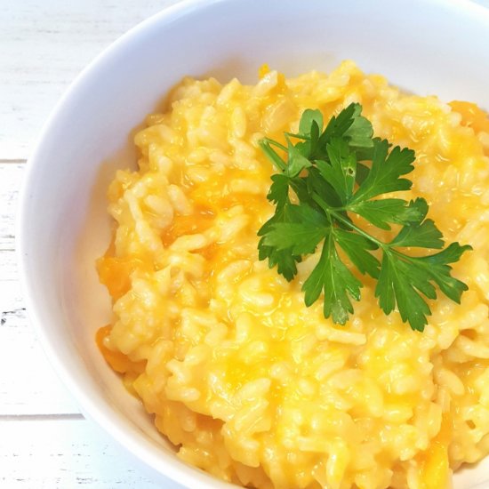 Red Kuri Squash Risotto