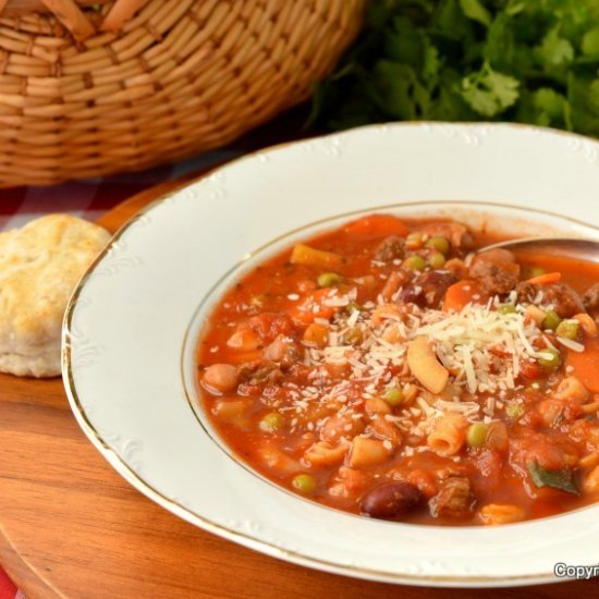 The Bistro’s Beefy Minestrone