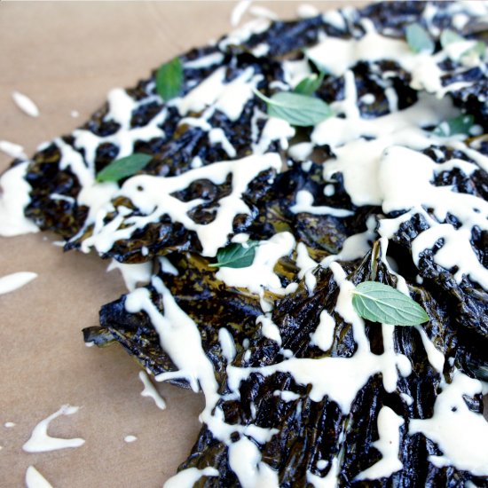 Mint Chocolate Kale Chips + Vanilla