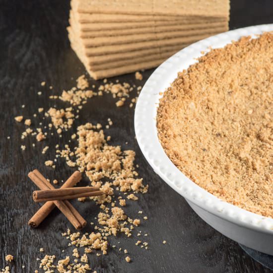 4 Ingredient Graham Cracker Crust