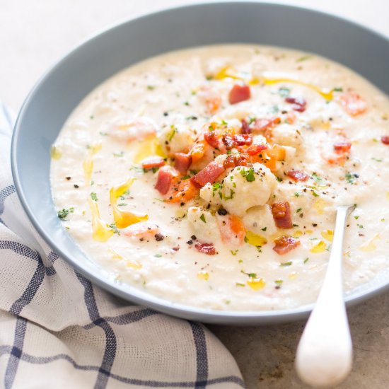 Cauliflower Chowder (30 Min & GF)