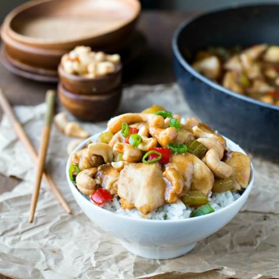 Easy Cashew Chicken Recipe