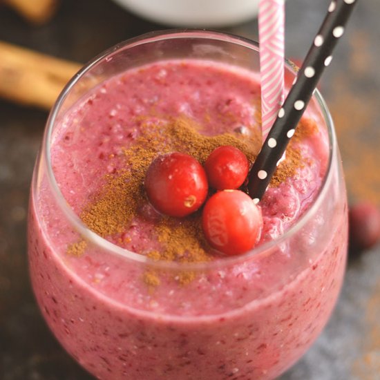 Cranberry Apple Detox Smoothie