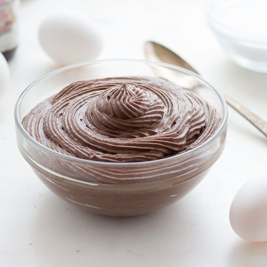 Low Carb Chocolate Pastry Cream