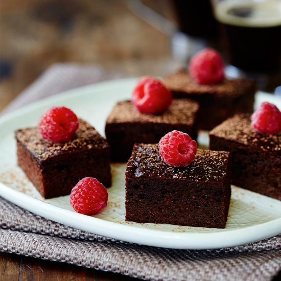 Chocolate Raspberry Brownies