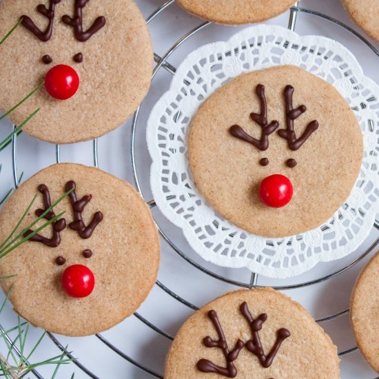 Rudolph Gingerbread Biscuits