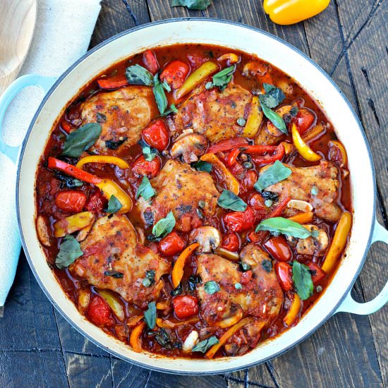 Quick & Easy Chicken Cacciatore