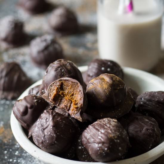 Chocolate Gingerbread Truffles