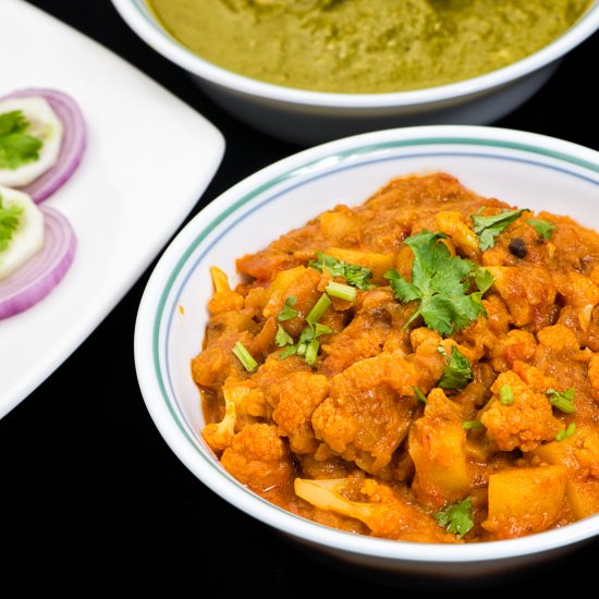 Potato Cauliflower Masala