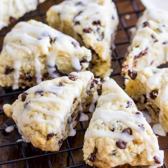 Mini chocolate chip scones