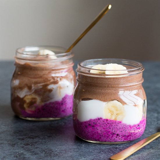 Dragon Fruit Chia Pudding