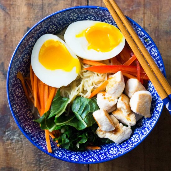 15-Minute Chicken Ramen Soup