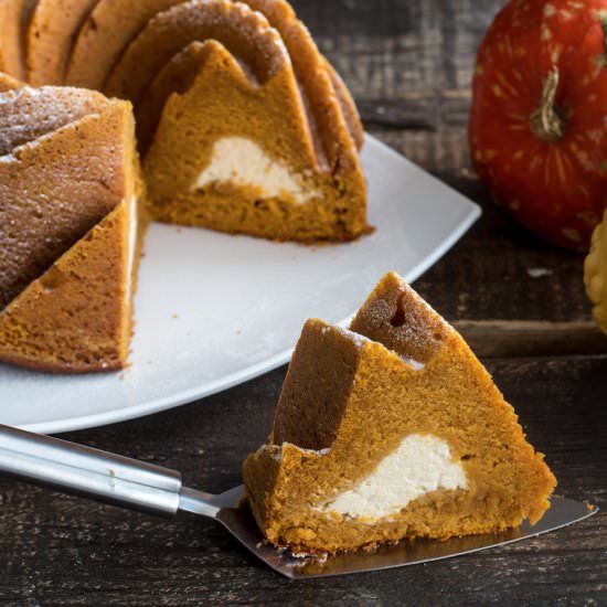 Pumpkin Cream Cheese Bundt Cake