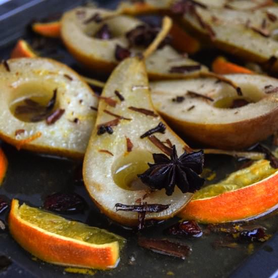 Roasted Spiced Pears