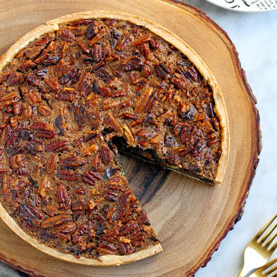 Double Chocolate Pecan Pie