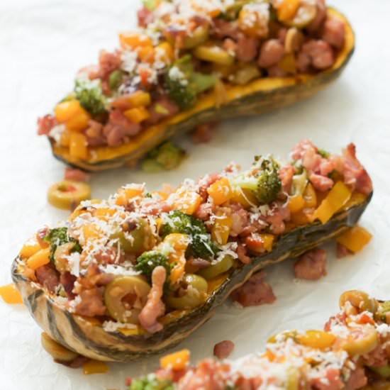 Italian Sausage Stuffed Butternut