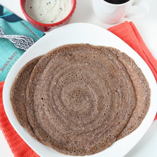 Ragi/Kezhvaragu Dosai