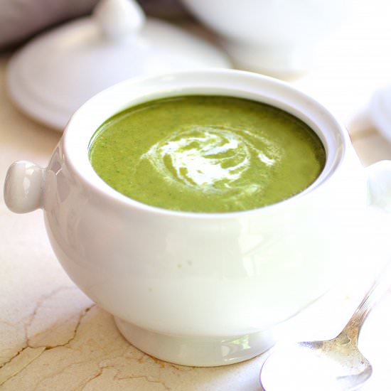 Cream of Green Vegetable Soup