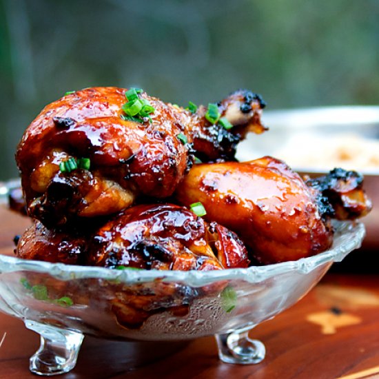 Sticky Honey Balsamic Drumsticks