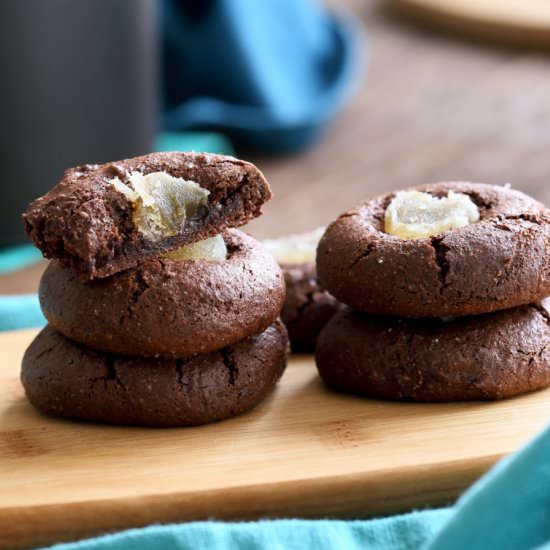 Chocolate Cookies with Ginger