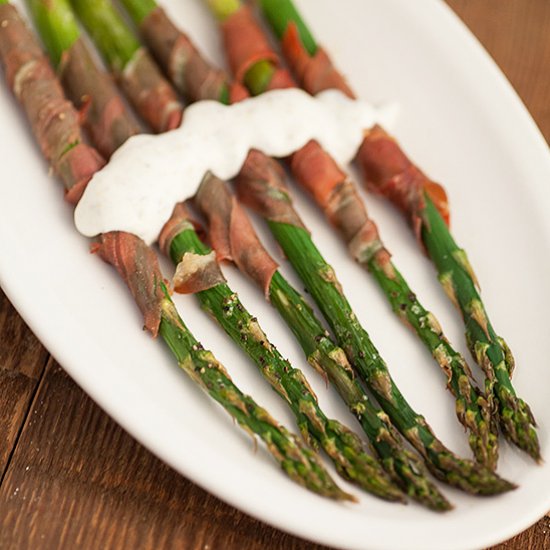 Asparagus with Prosciutto and Lemon