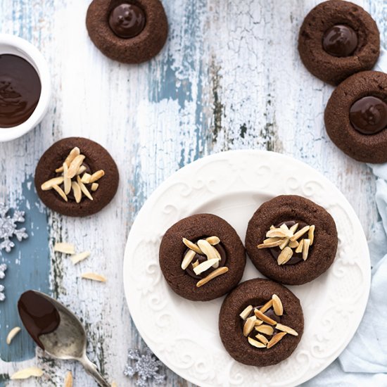 Chocolate Almond cookies