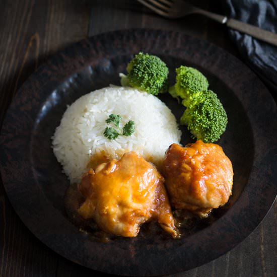 Slow Cooker Sticky Chinese Chicken