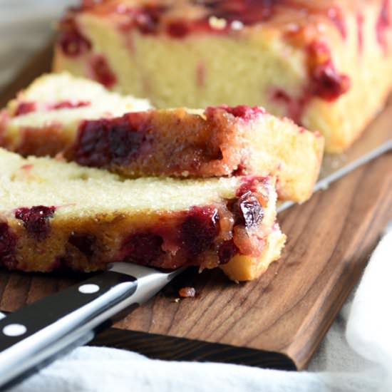 Cranberry Upside-Down Quick Bread