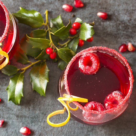 Pomegranate Prosecco Cocktail