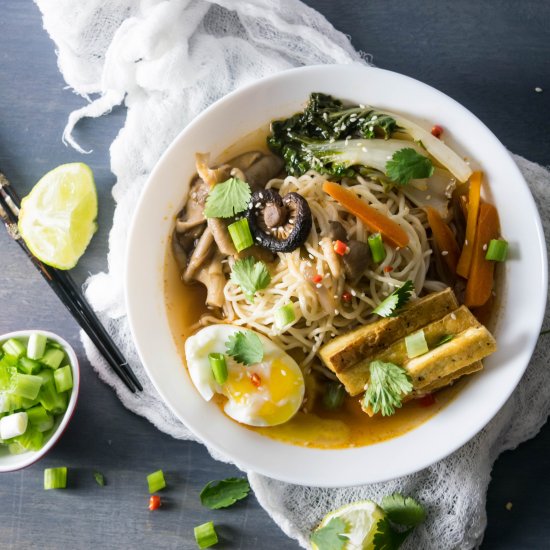 Vegetarian Spicy Miso Ramen