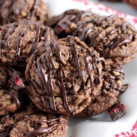 Choco Raspberry Cream Cheese Cookie