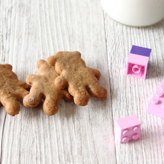 Healthy Tiny Teddy Cookies