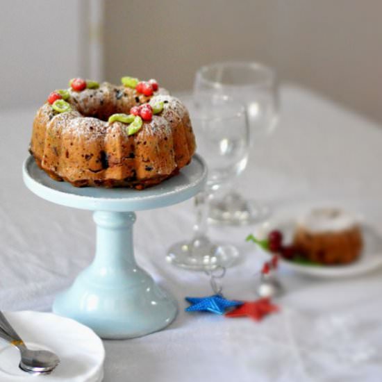 Easy and Quick Christmas Cake