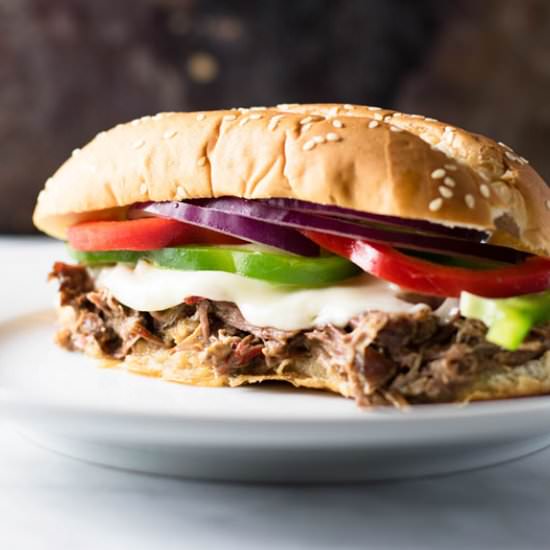 Shredded Beef Sandwiches