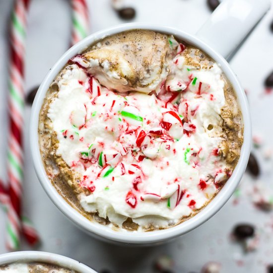 Homemade Peppermint Mocha