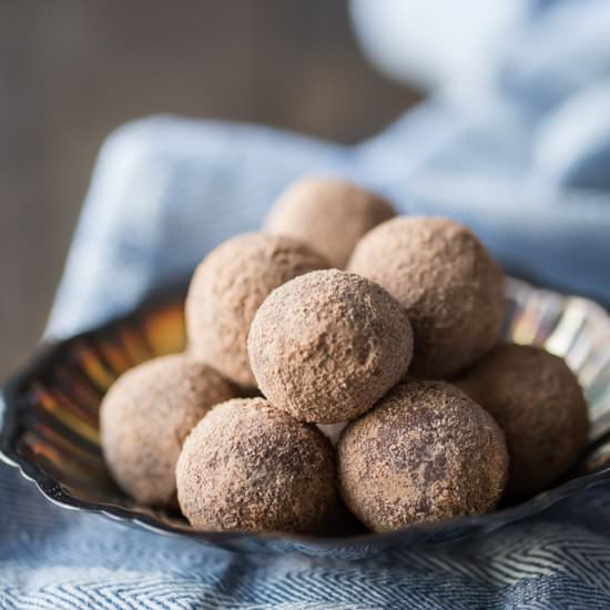 Chocolate Malt Truffles