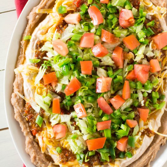 Zesty Layered Taco Dip