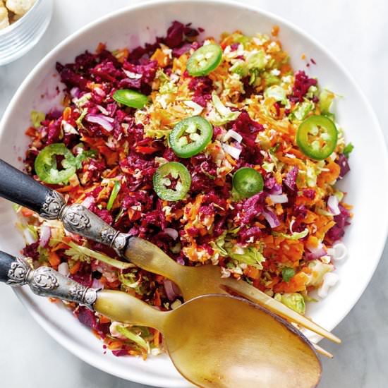 Chopped Brussels Sprouts Salad