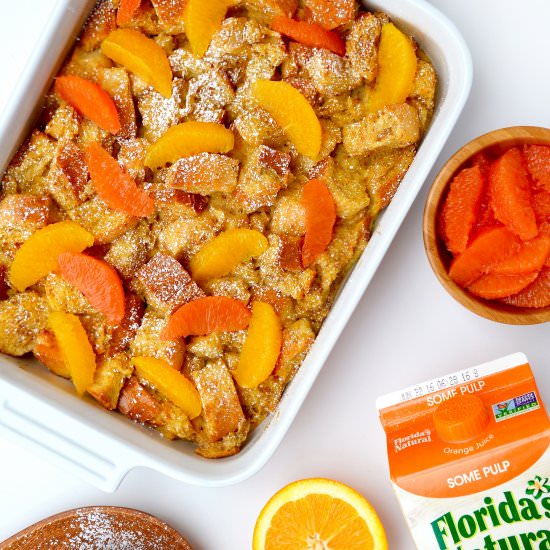 Orange Baked French Toast