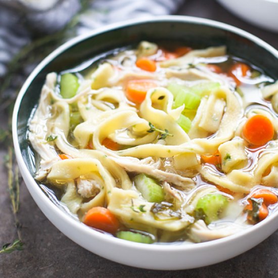 The Best Chicken Noodle Soup