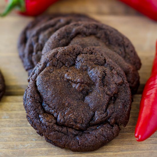 chocolate cayenne cookies