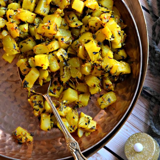 Potato Fenugreek Curry