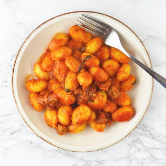 Gnocchi with tomato & ‘Nduja