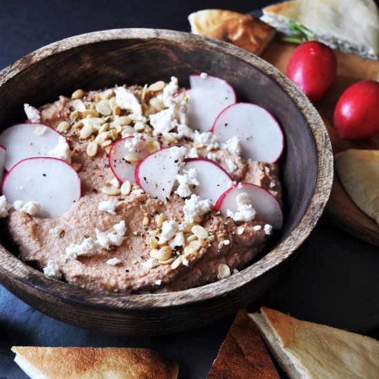 Tahini and Beet Hummus