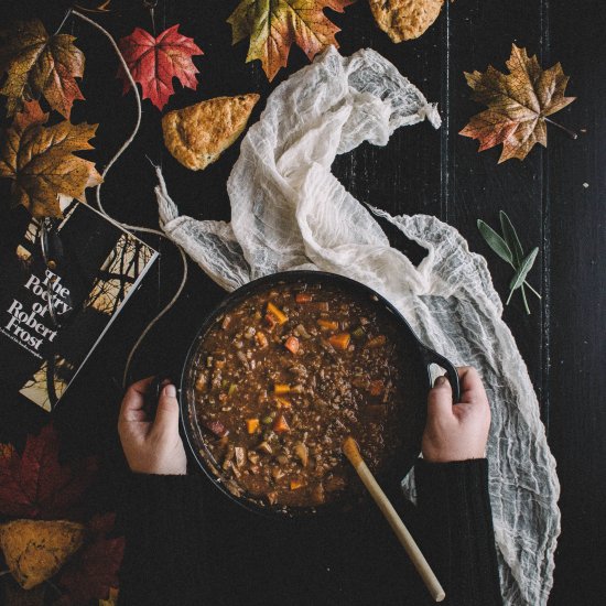 Winter Squash & Apple Minestrone