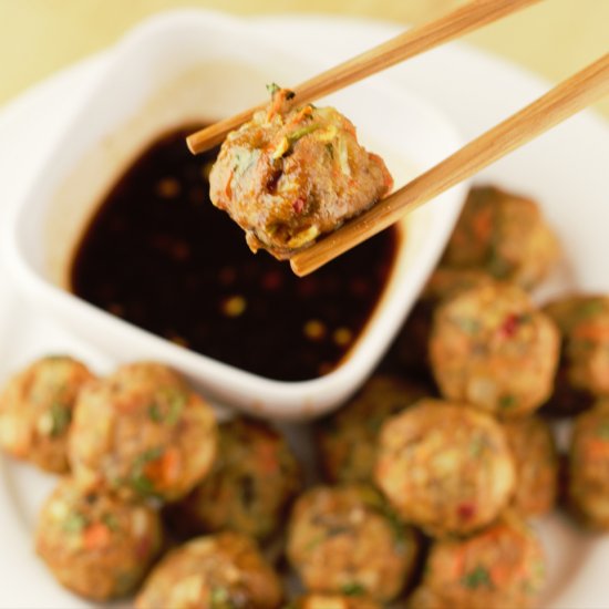 Asian Turkey Meatballs