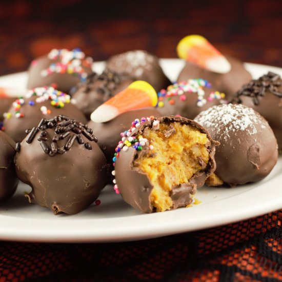 Pumpkin Cream Cheese Cake Balls