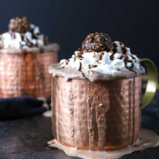 Nutella Ferrero Rocher Milkshake