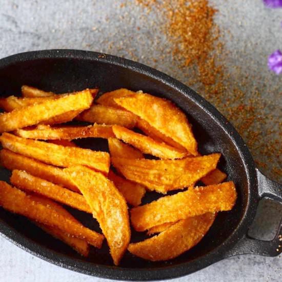 Crispy Sweet Potato Fries w/ Spices